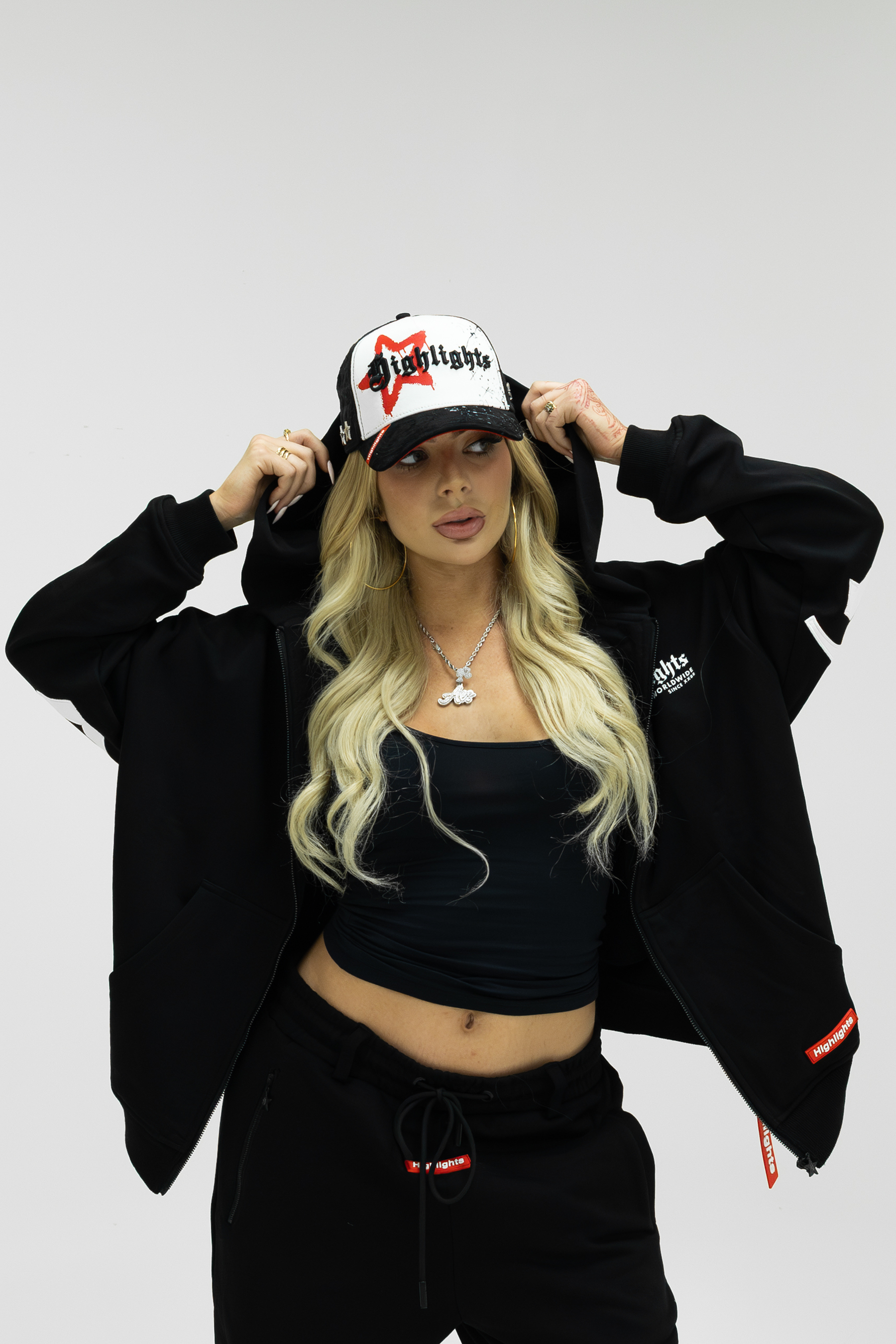 Chapter 1 Hoodie Black-White