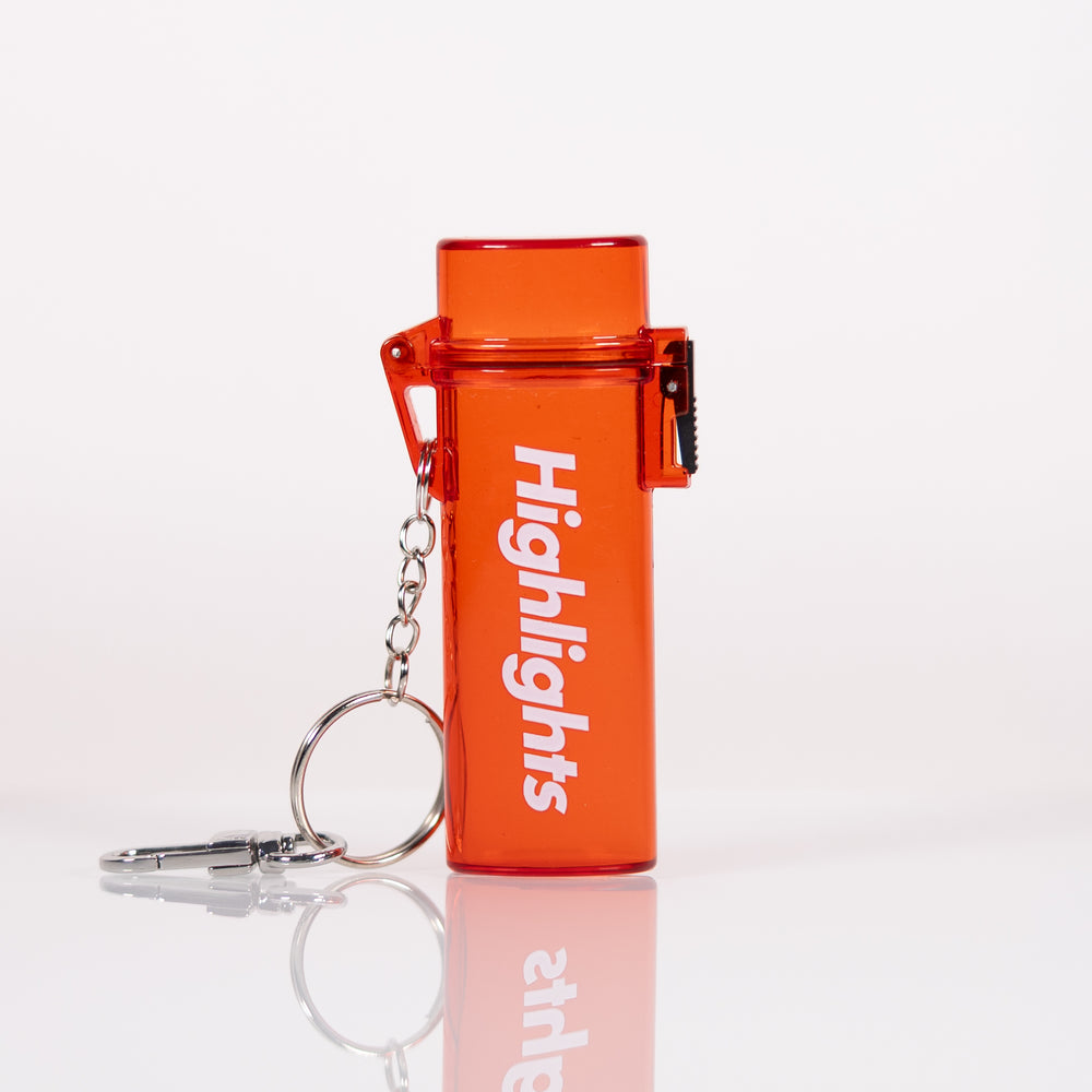 Highlights Lighter Case - Red