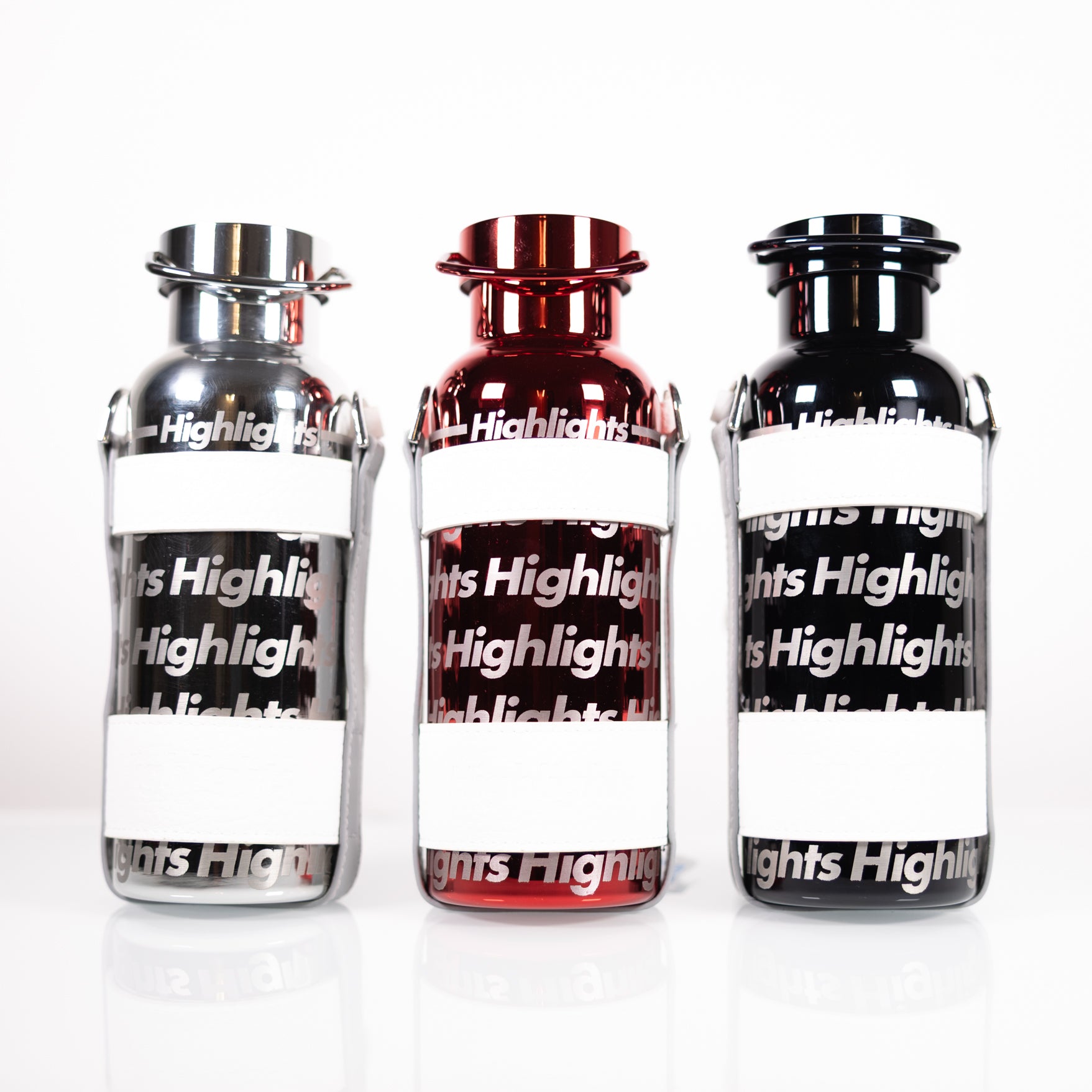 Highlights Aluminum Water Bottle - Black