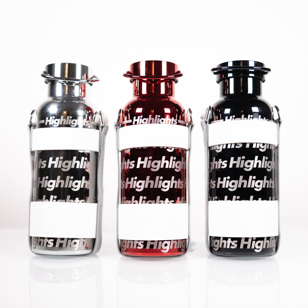 Highlights Aluminum Water Bottle - Red