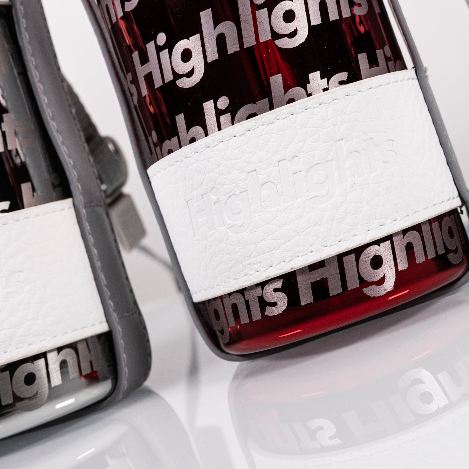 Highlights Aluminum Water Bottle - Red