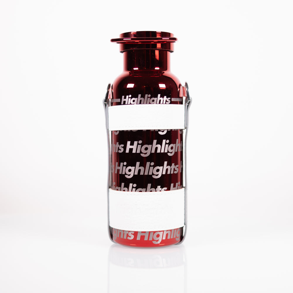 Highlights Aluminum Water Bottle - Red